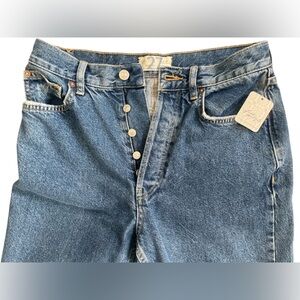 FREE PEOPLE We the Free high rise button fly jeans